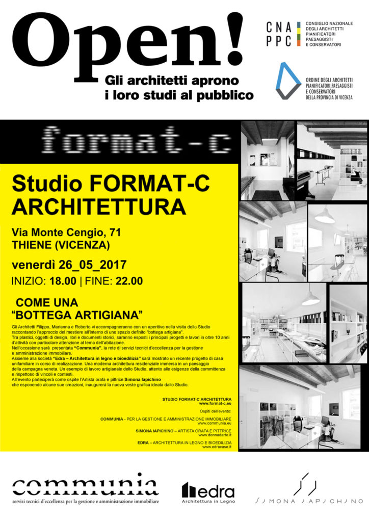 Studi aperti, locandina evento